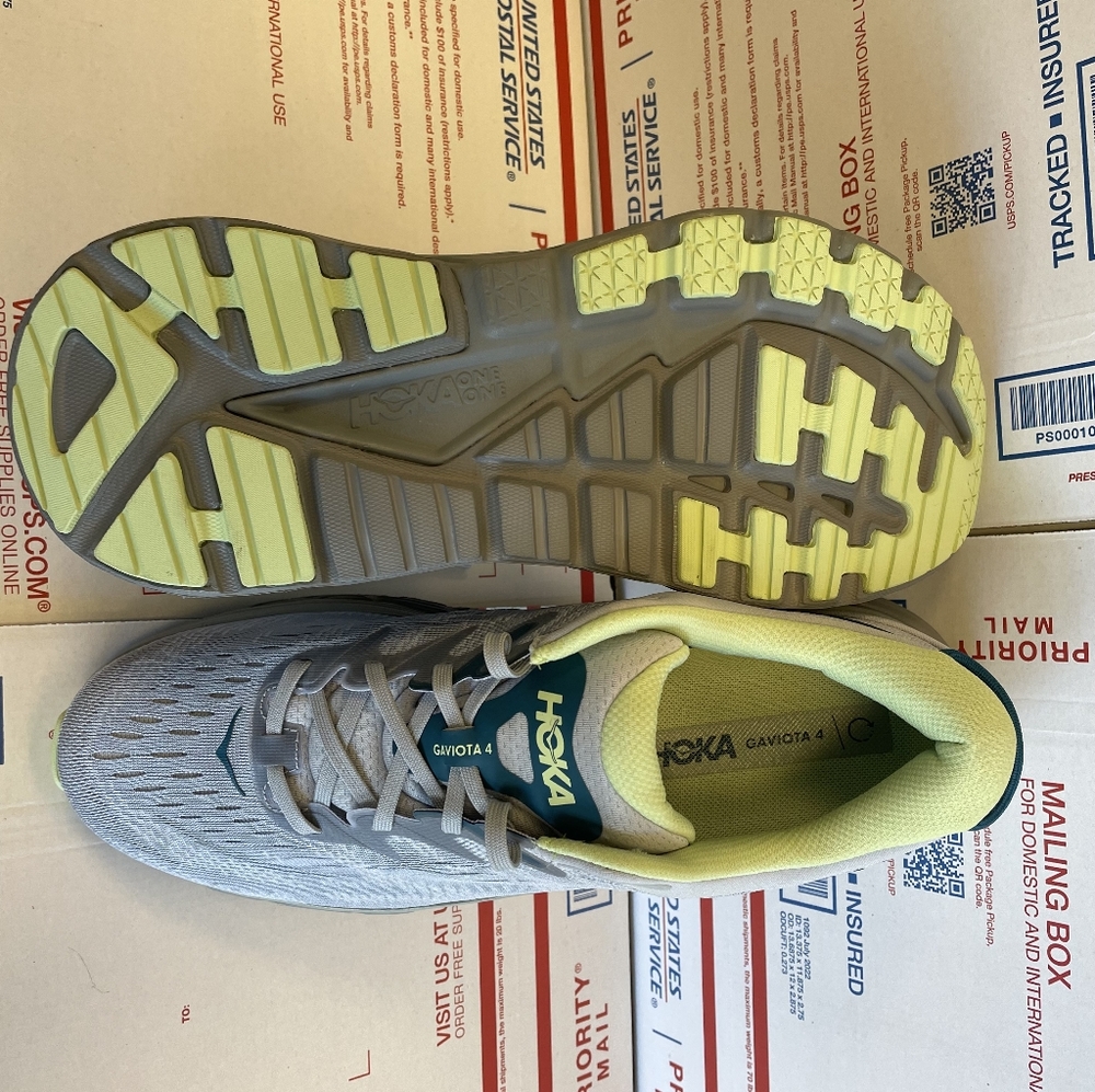 Hoka One One Gaviota 4 Gray 1123198-HMBT Men's Shoes ( NEW ) 8.5 2E 9.5 2E Wide - Picture 6 of 9